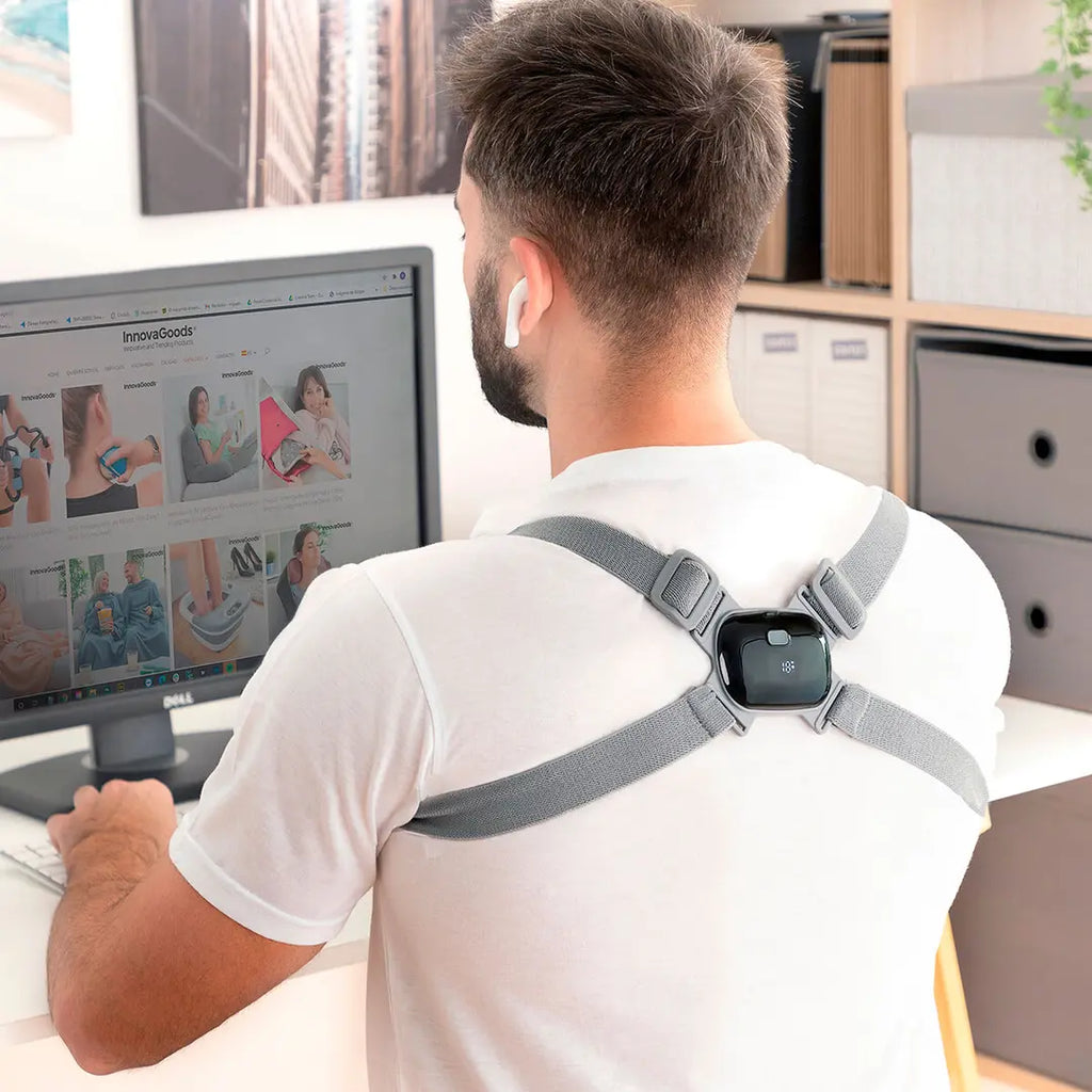 PosturePro™Entrenador Ergonómico Inteligente + Masajeador de REGALO