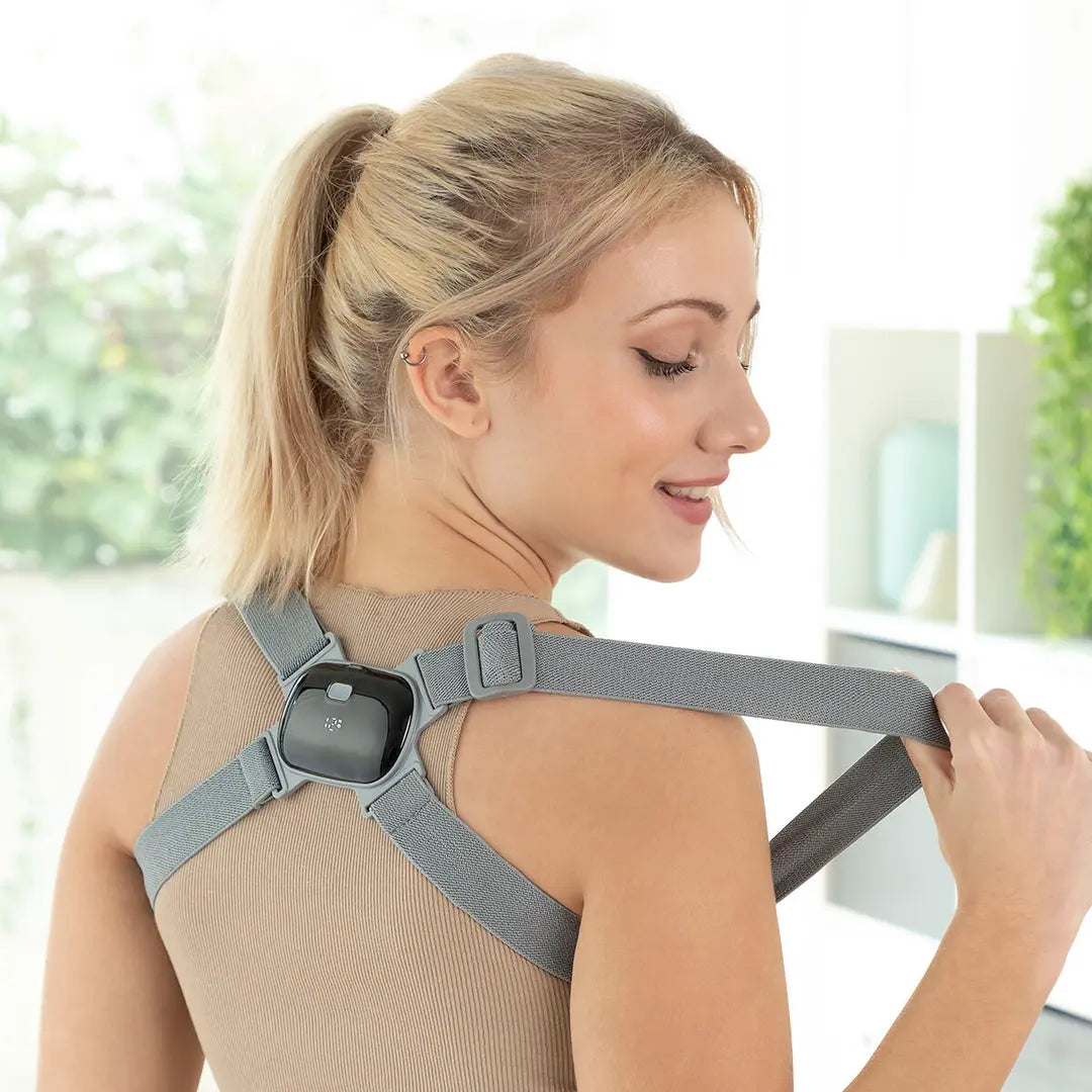 PosturePro™Entrenador Ergonómico Inteligente + Masajeador de REGALO