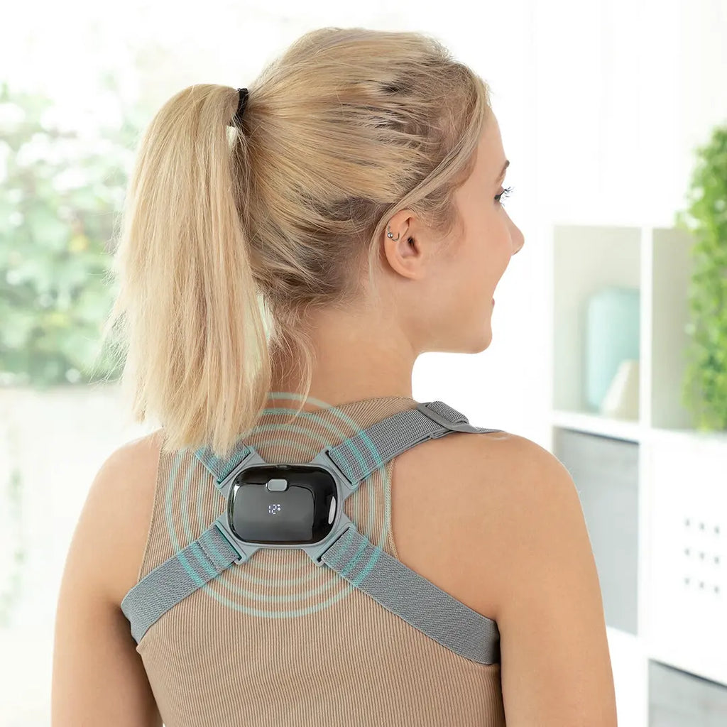 PosturePro™Entrenador Ergonómico Inteligente + Masajeador de REGALO