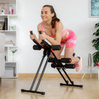 Máquina de Abdominales Plegable con Guía de Ejercicios