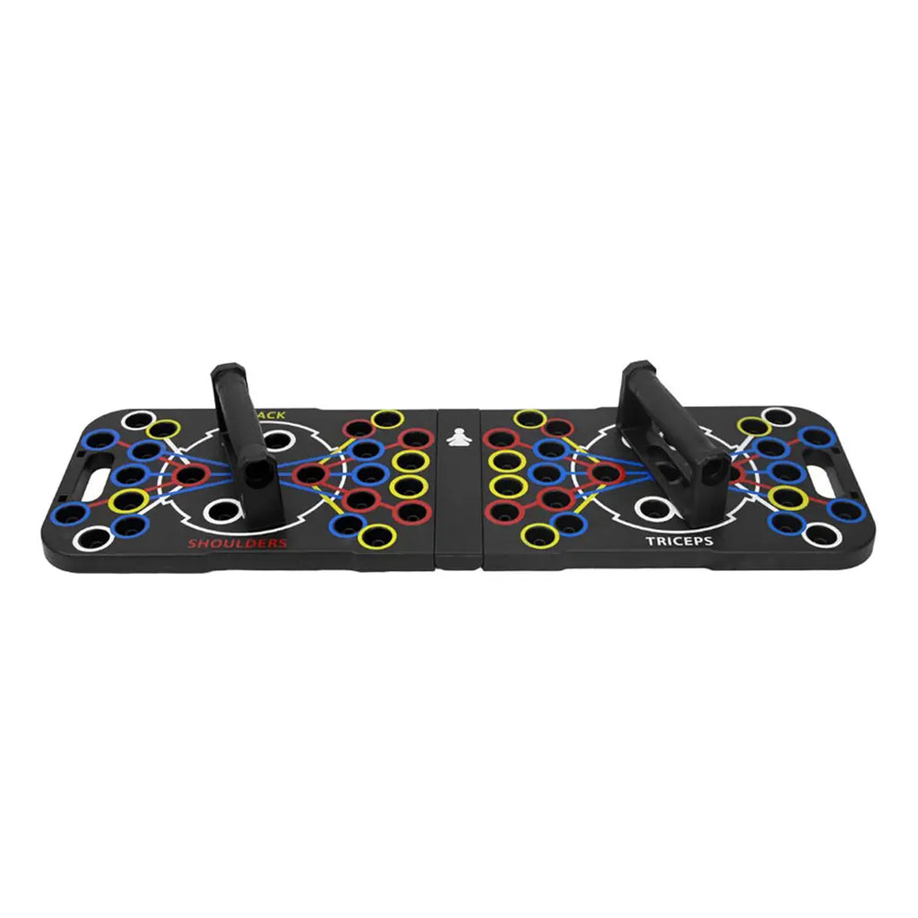 PushForce System™ Tabla de Flexiones sistema de flexiones guiadas + bandas de resistencia