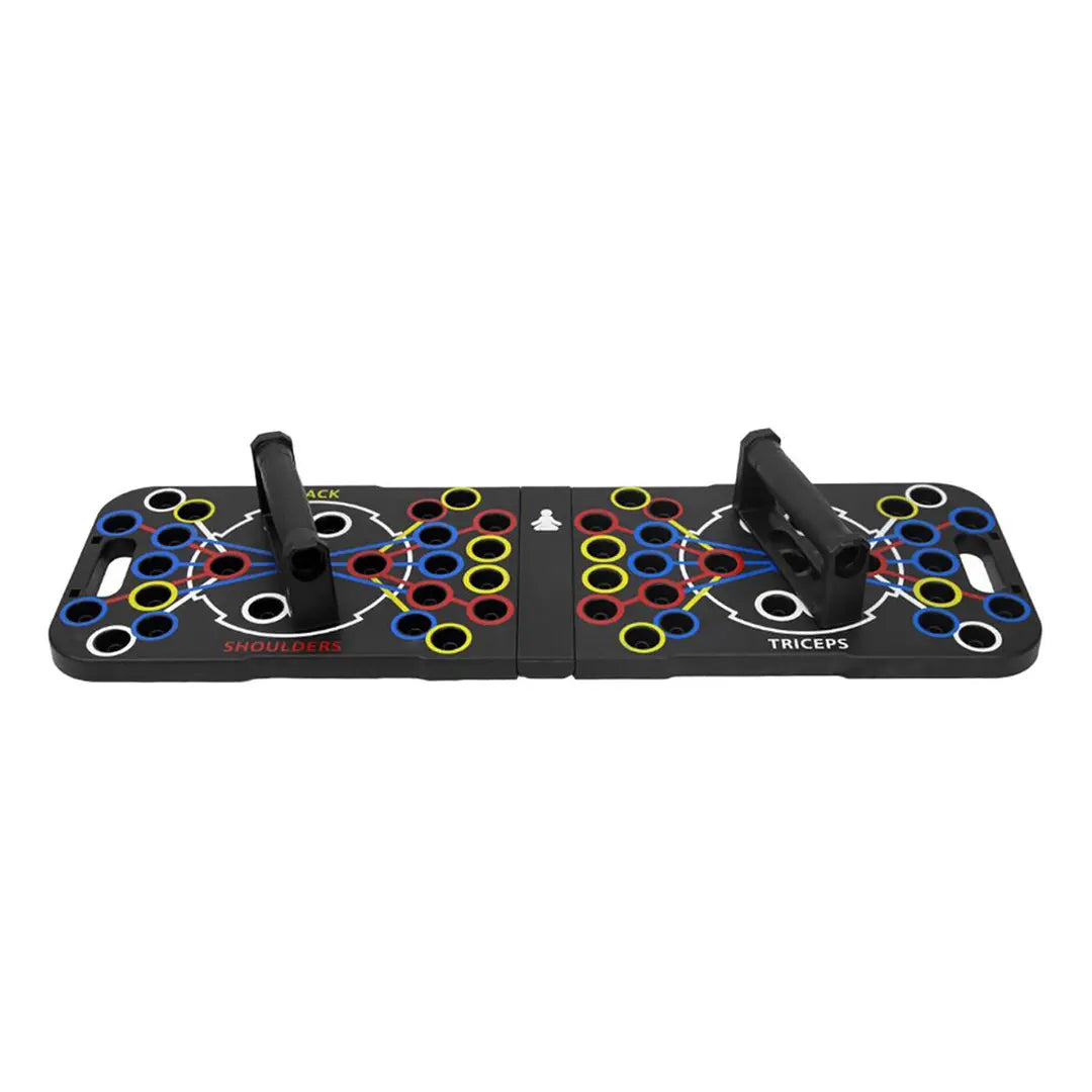 PushForce System™ Tabla de Flexiones sistema de flexiones guiadas + bandas de resistencia