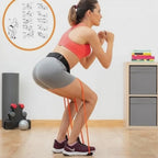 Reduce cintura y levanta glúteos en 15 minutos al día| Método 2 en 1 con aro inteligente + correa de glúteos de 🎁  sin necesidad de gym