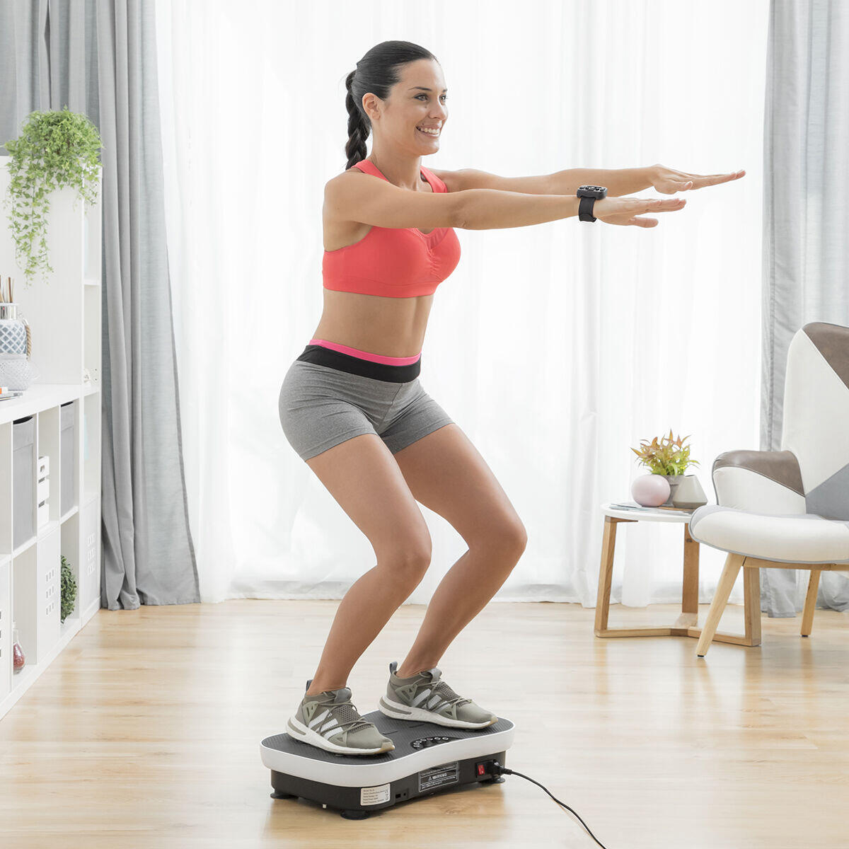 Pack Fitvex BodyVibe Pro™  Plataforma vibratoria fitness + set de bandas premium de REGALO