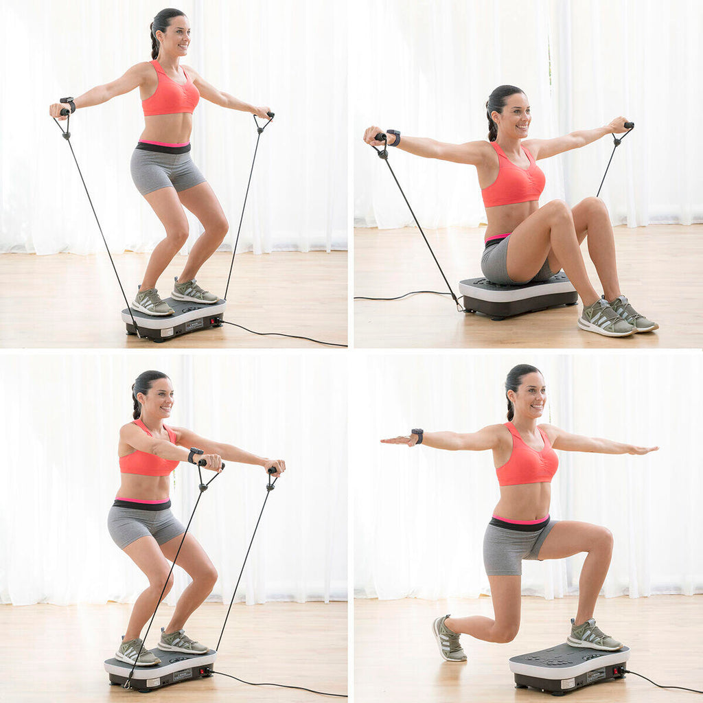 Pack Fitvex BodyVibe Pro™  Plataforma vibratoria fitness + set de bandas premium de REGALO