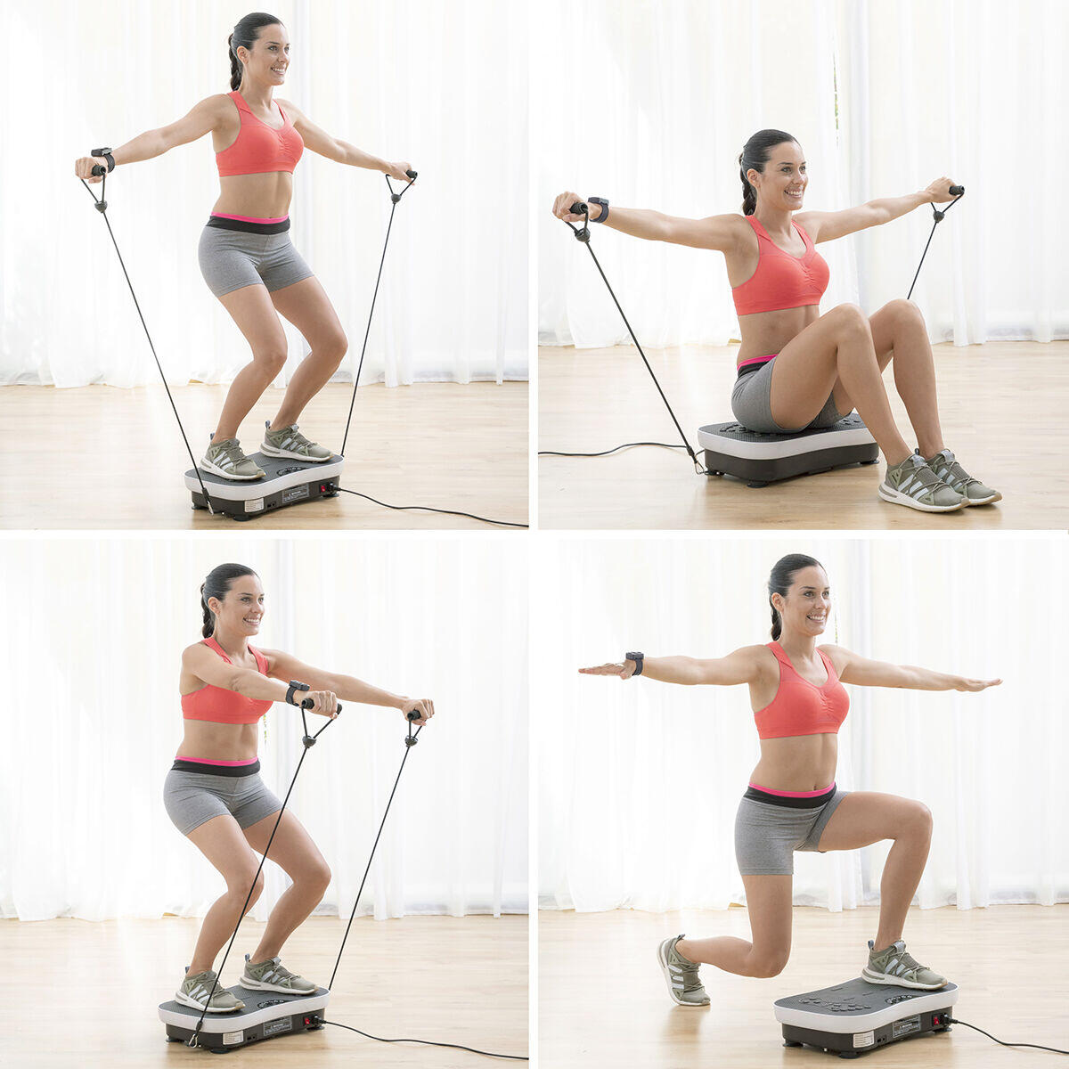 Pack Fitvex BodyVibe Pro™  Plataforma vibratoria fitness + set de bandas premium de REGALO
