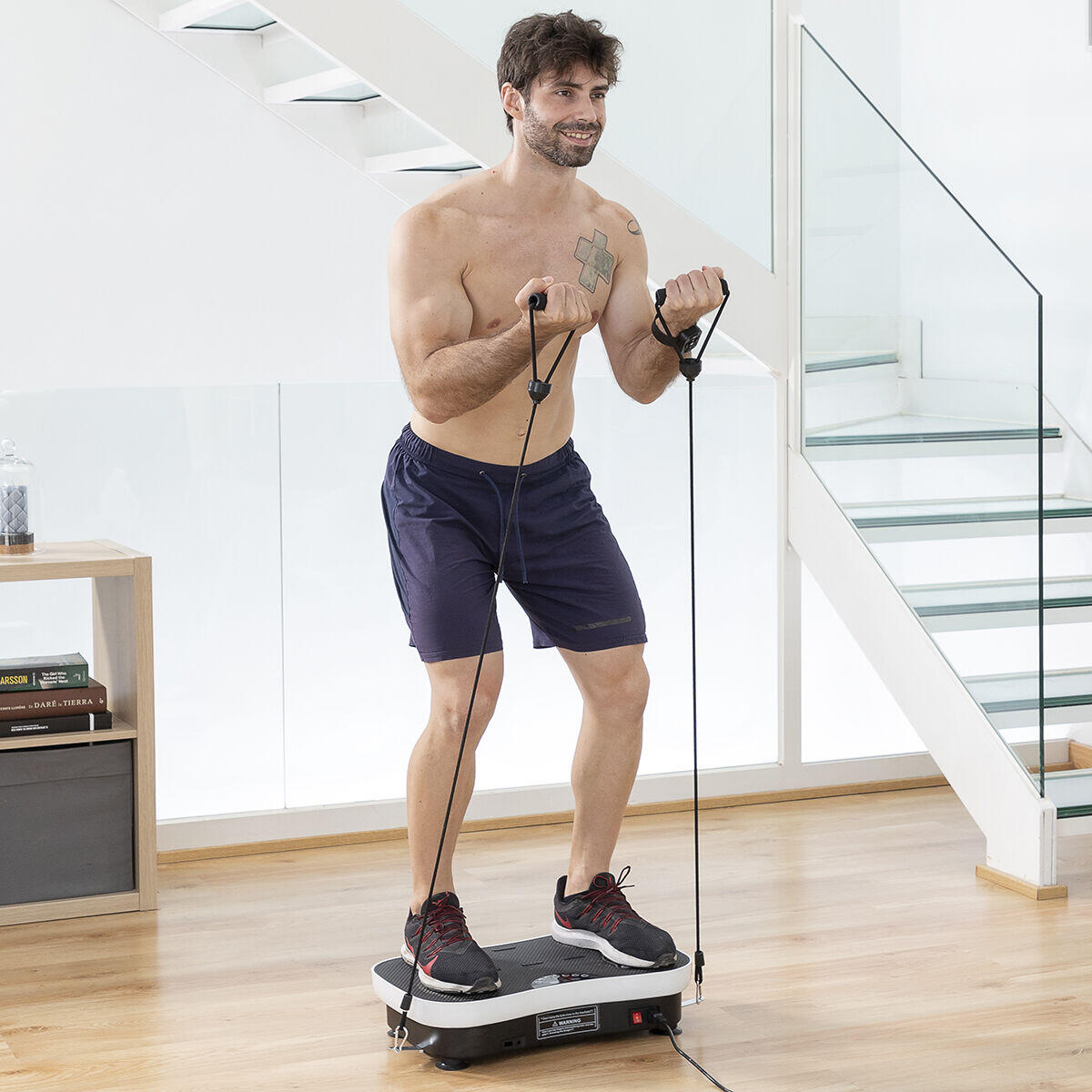 Pack Fitvex BodyVibe Pro™  Plataforma vibratoria fitness + set de bandas premium de REGALO