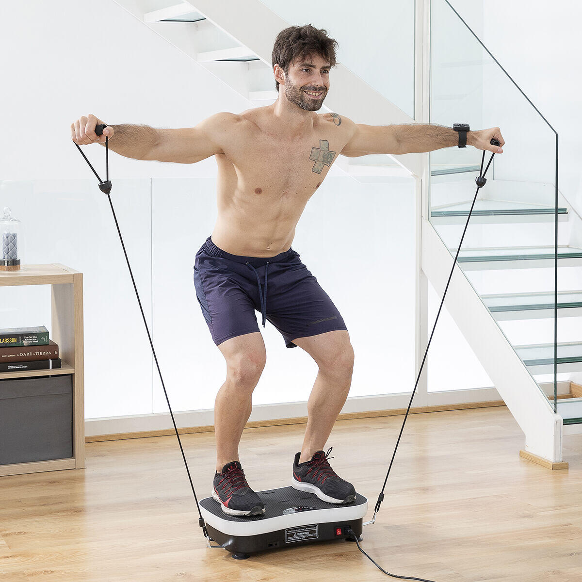 Pack Fitvex BodyVibe Pro™  Plataforma vibratoria fitness + set de bandas premium de REGALO